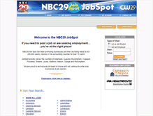 Tablet Screenshot of jobspot.nbc29.com